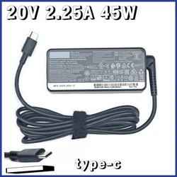 20V 2.25A 45W Type USB C Laptop AC Adapter Power Supply ​Charger For Lenovo C330 S330 C340 S340 100E T480 T480S T580 T580S E480