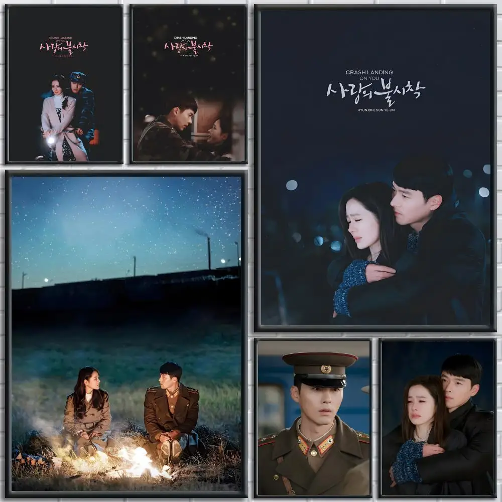 Love Drama C-Crash Landing on You Poster Painting Prints Wall Art Picture Film Room Home Bar Cafe Decor Home  Mural