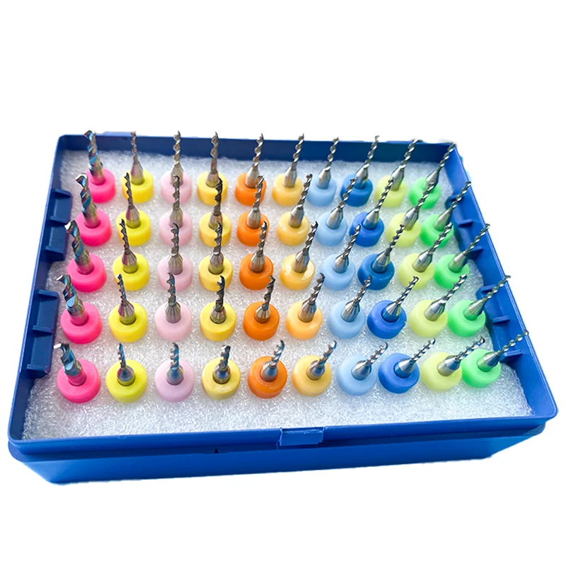 

50 шт. 0,3-2,0 мм сверло для печатной платы для сверления печатной платы 3,175 мм хвостовик микропистолет дрель