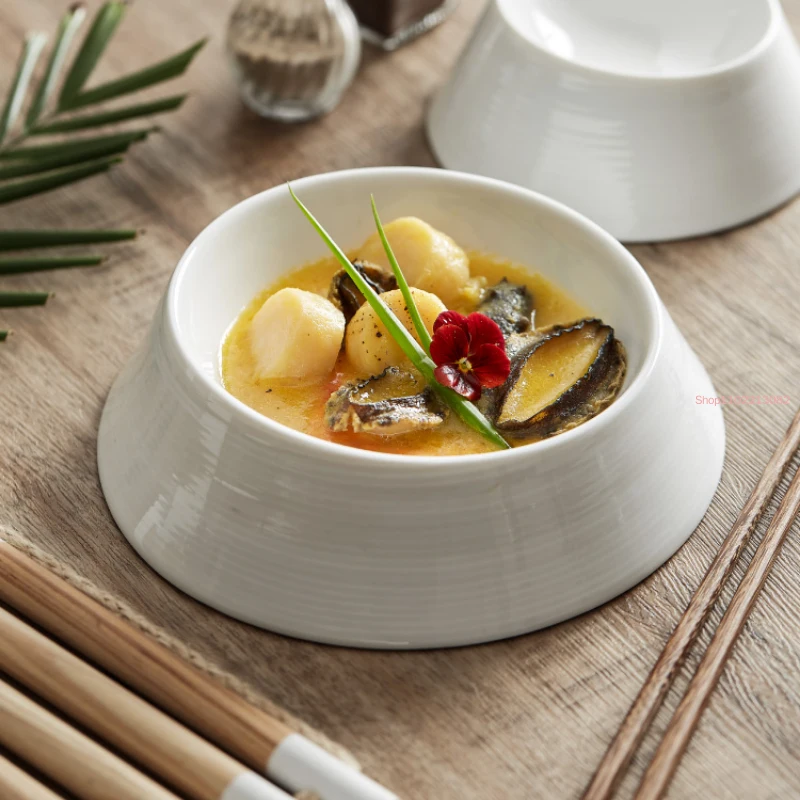 Chinese Special-shaped Irregular Ceramic Artistic Conception Shape Dish Plate Cold Kitchen Tableware Dessert Pastry