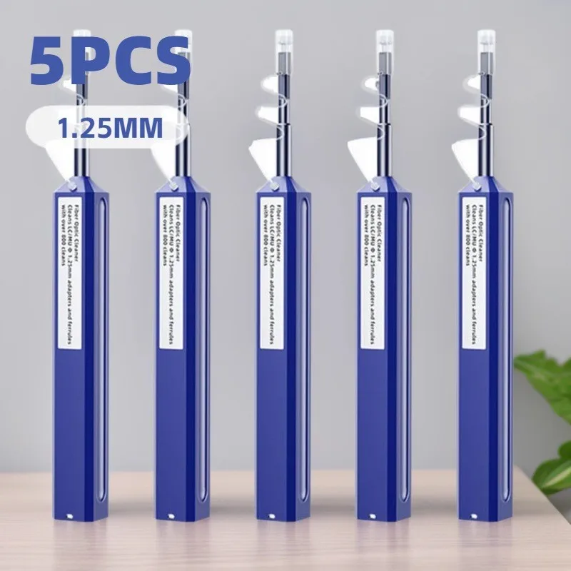 

Wholesale Fiber Optical Connector Clean Pen Suitable for 1.25 2.5mm SC ST FC LC Adapter Cleaning Tool Smart Cleaner 5PCS/PACK