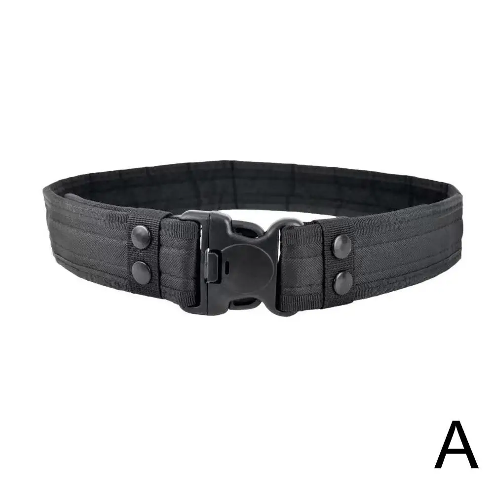 1pc Army Style Tactical Belt EVA Sponge Canvas Quick Outdoor Belt Canvas Training Easu Suit Comfortable Men Release Frog Be Q1R3