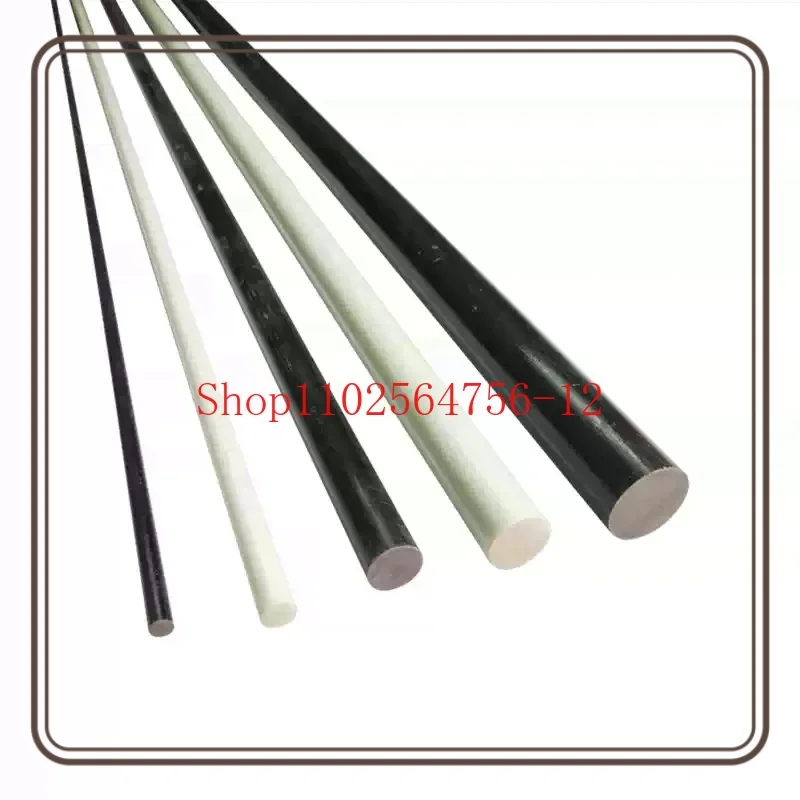 Fiberglass Rods Hard Plastic Rods Insulation High Temperature and Wear Resistance 1m