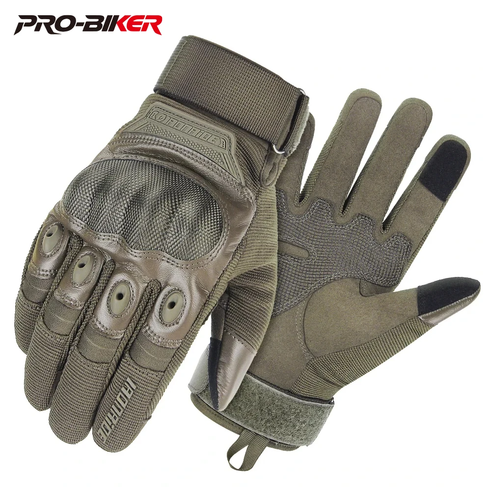 

New Retro Motorcycle Tactical Gloves Non-Slip Outdoor Sports Motorcycle Off-Road Gloves Hardshell Protection SU-02