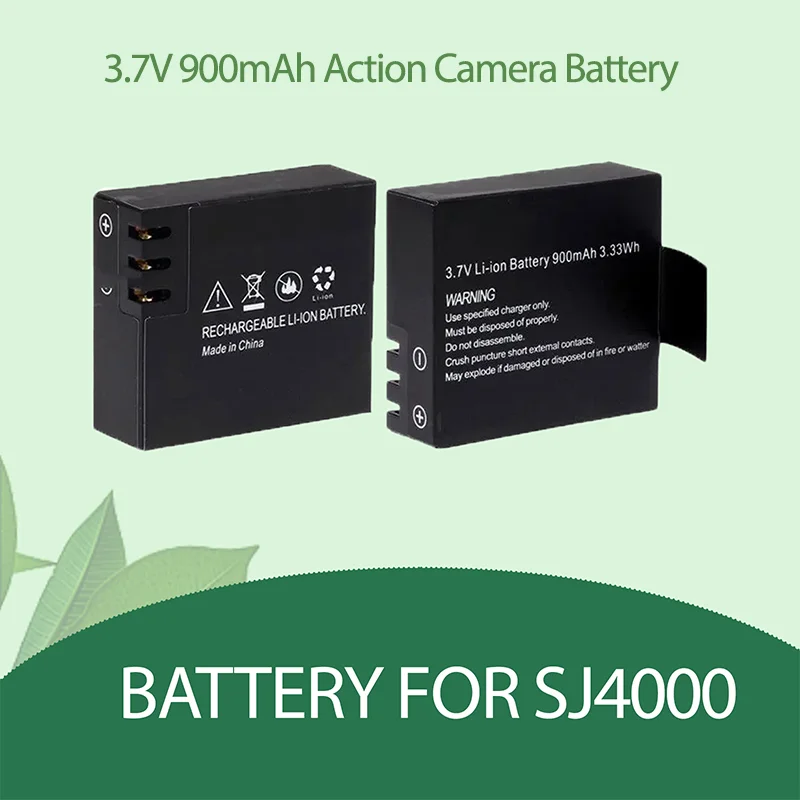 Литий-ионная аккумуляторная батарея 3,7 В, 900 мАч для Sj4000 SJ5000 M10 SJCAM Sj4000, аккумулятор для спортивной экшн-камеры DV SJ, специальный аккумулятор Литий-ионная аккумуляторная батарея 3,7 В, 900 мАч для Sj4000 SJ5000 M10 SJCAM Sj4000, аккумулятор для спортивной экшн-камеры DV SJ, специальный аккумулятор