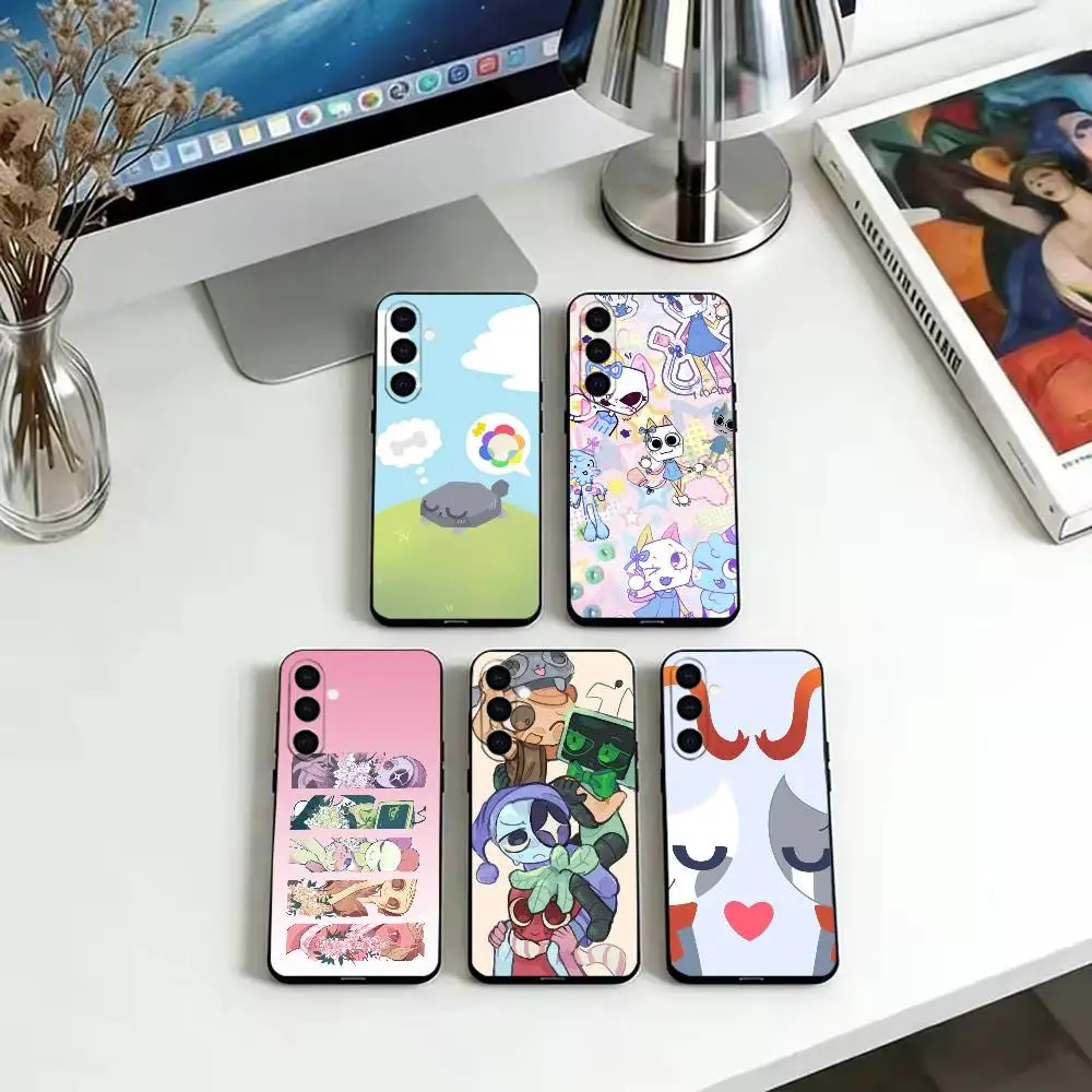 Dandys World Cute  Phone Case For Samsung Galaxy A73,A72,A71,A70,A53,A52,A51,Others Soft Black Cover