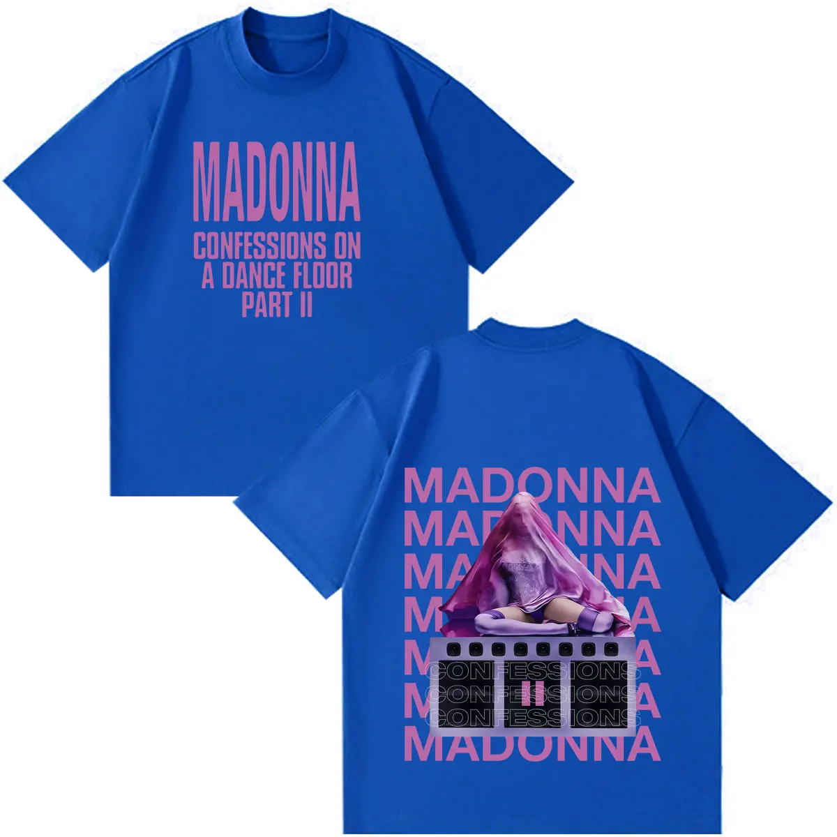 Madonna CONFESSIONS II Album Tour 2026 Print T-shirt Men Women Hip