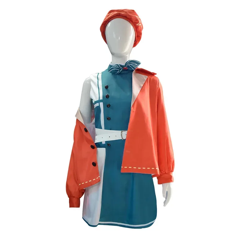 Juego Reverse 1999 uniforme de Cosplay Regulus peluca vestido abrigo sombrero gafas Halloween Navidad disfraz para mujeres jk;6