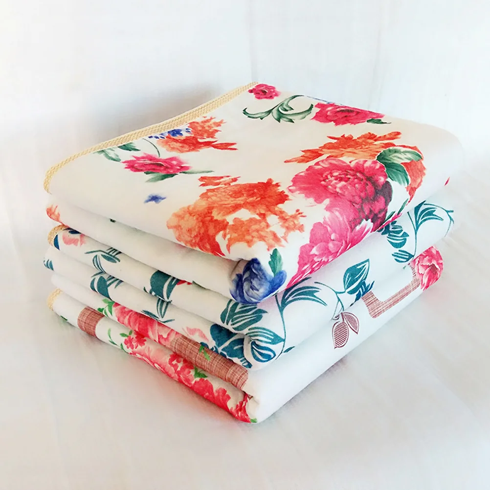 

Double Electric Heated Blanket 220V 145 X 110 Cm Thermal Heating Mattress For Household Camping Breathable Lightweight Warm