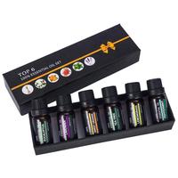 6Pcs 10ml 100% Pure Essential Oils Set Air Purifier Essential Oils Aromatherapy Fragrance Essential Oil Set For Diffuser