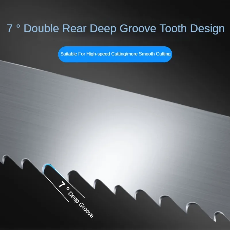 Lame per seghe a nastro M42 personalizzabili per la produzione industriale, 1435mm x 13mm x 0.6mm passo Multi-dente-1/2/3 pezzi lama per sega