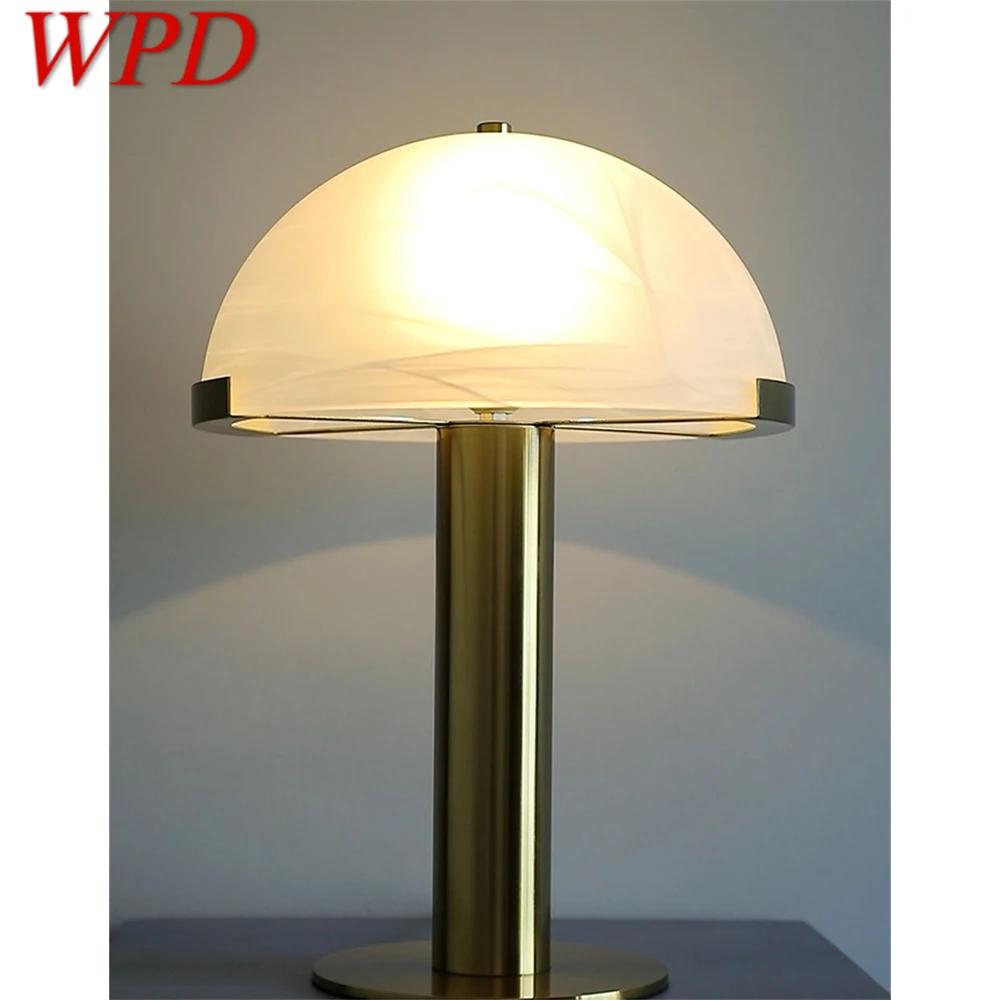 

WPD Nordic Table Lamp Modern Creative Design Mushroom Desk Light Fashion Decor for Home Living Room Bedroom