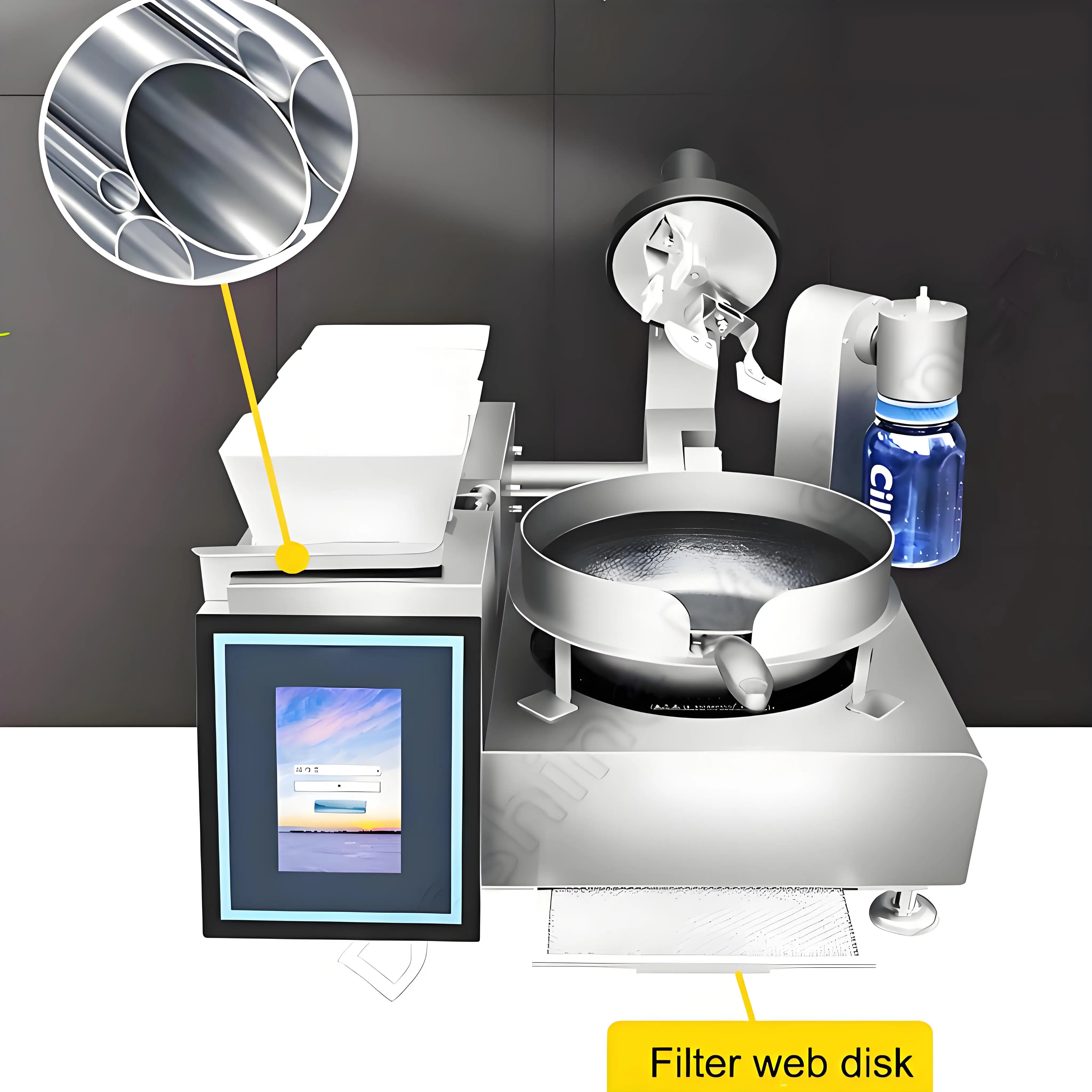 Multi-function Automatic Cooking Pot Robot Wok Machine Noodle Rice Frying Restaurant Using Intelligent Auto Cooker Stir Fryer