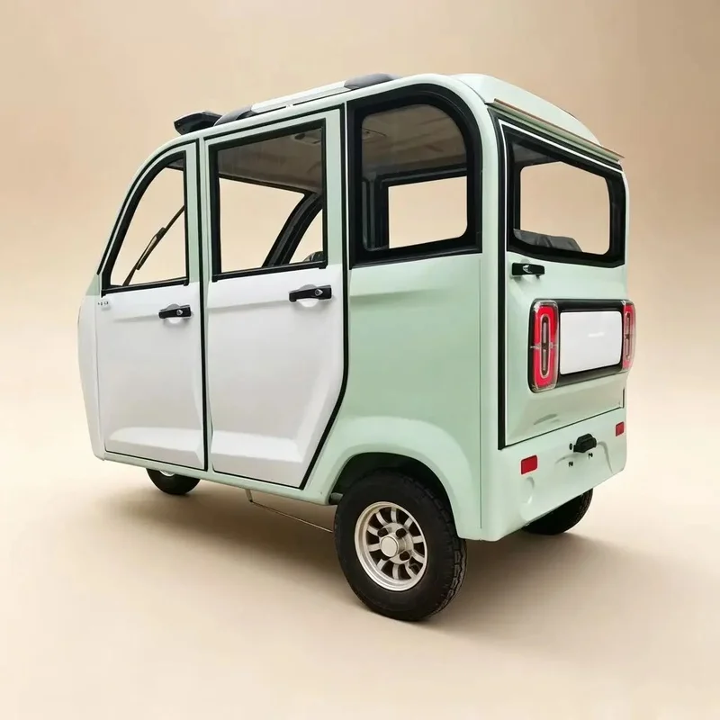 NUEN Fully Enclosed Tricycle 1000W Motor 500KG Load Capacity 101-200km Range Household Commuting Passenger EEC