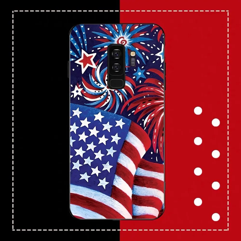 Celebrating Independence Day Party in the United States Phone Case For Samsung Note 8 9 10 20 pro plus lite M 10 11 20 30 21 31