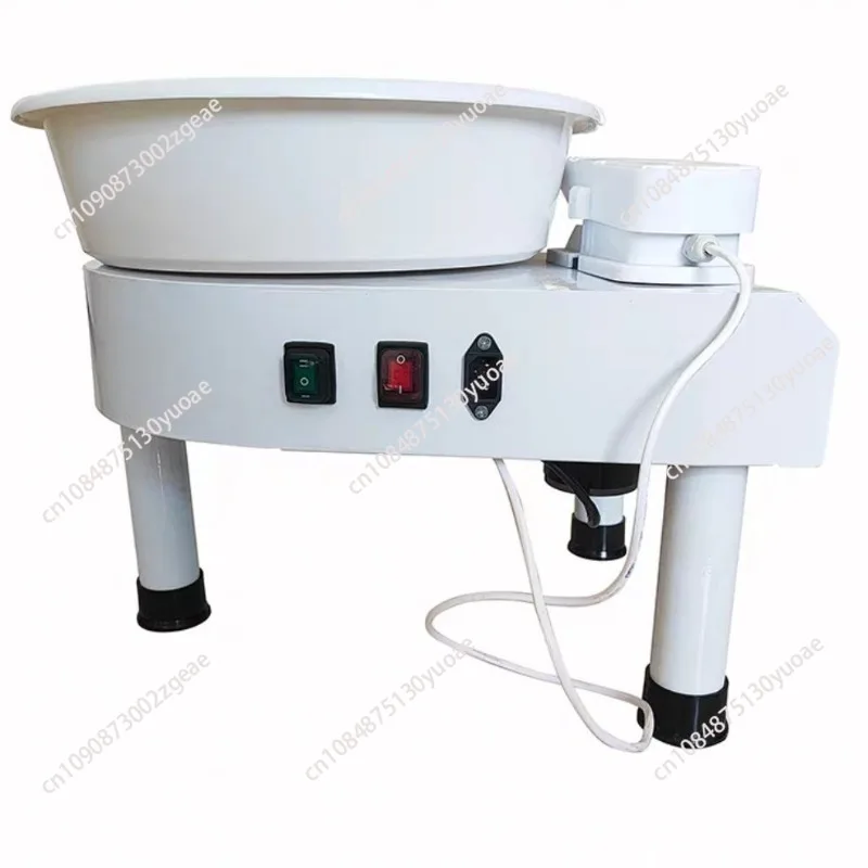 Turntable Diameter Table  Electric Ceramic Pottery Wheel Forming Machine With Foot Pedal Pottery Tools Pottery Wheel for Adults