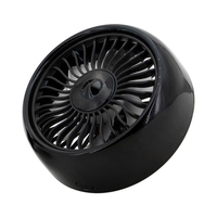 652F 360 Degree Rotating Car Air Conditioner Air Outlet Fan Universal USB Power Supply with Light Adjustable Speed