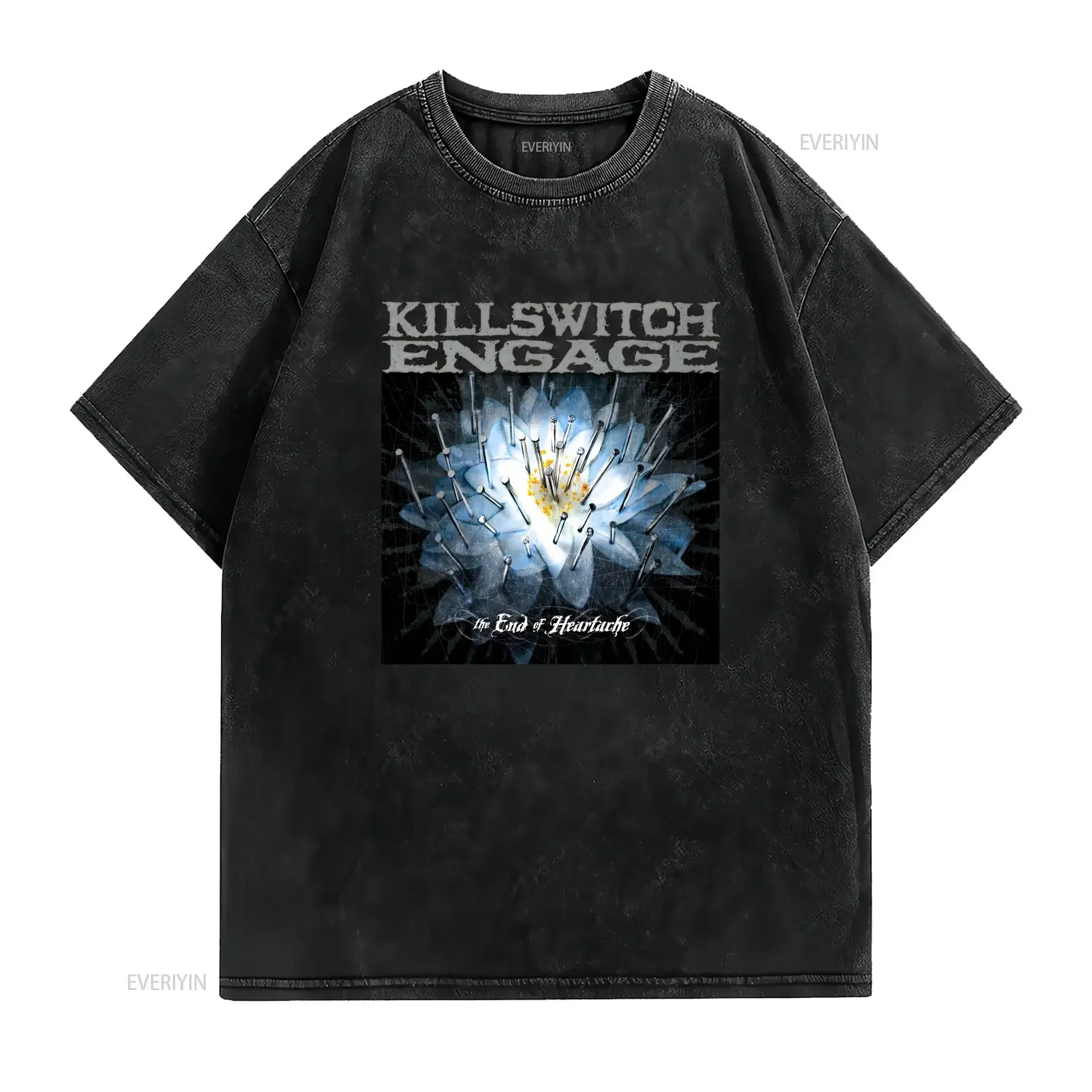 The End of Heartache Killswitch Engage Band Black S 5XL T shirt vintage Washed graphic designer clothes Top For Everyday Wear