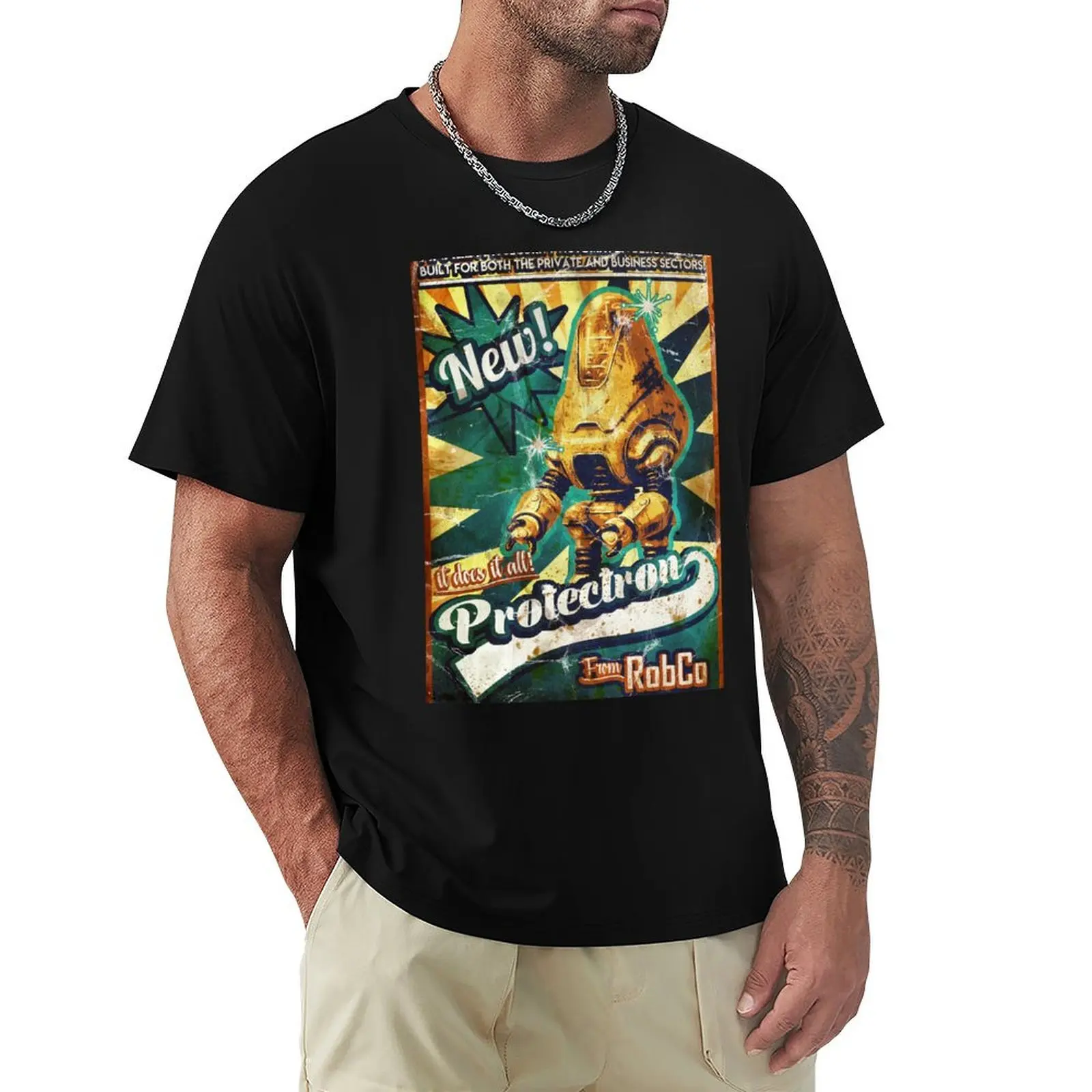 Protectron Ad T-Shirt Minimal Art Print T-Shirt