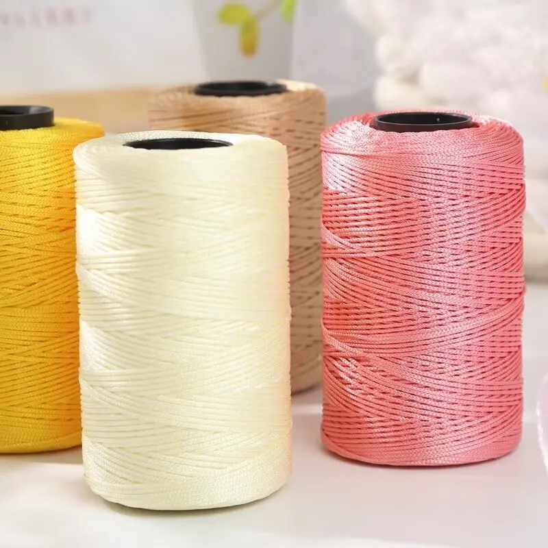 1 мм 230 м Upaded Hollow Tead iny Silk Tead ручной работы плетение шерсть игольчатый крючок шляпа игла крючок для сандалий иглы ткань для одежды