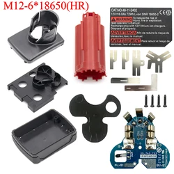 For M12 Battery Plastic Case PCB Circuit Board Label For Milwaukee 12V 10.8V 48-11-2411 Li-ion Battery Box Housing 6Ah Sticker