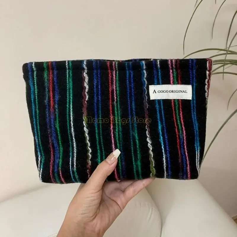 

X90D Fashionable Makeup Bag with Zipper Large Capacity Handbag Toiletry for Travel and Daily Use