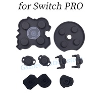 1-10 set ABXY Cross Button Conductive Rubber Pad For Nintendo Switch Pro Controller For NS Pro Controller Silicon Button