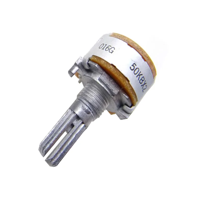 100% новый японский 1 шт. ALPS RK163 B10KX2 B50KX2 B100KX2 аудио двойной поворотный потенциометр 6 контактов 20 мм вал 10k 50k 100k