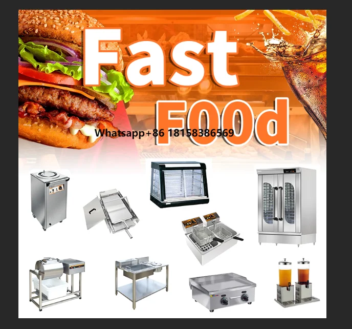 

Commercial Cooking Equipment Fast Food Restaurant Supplies Kitchen Equipment