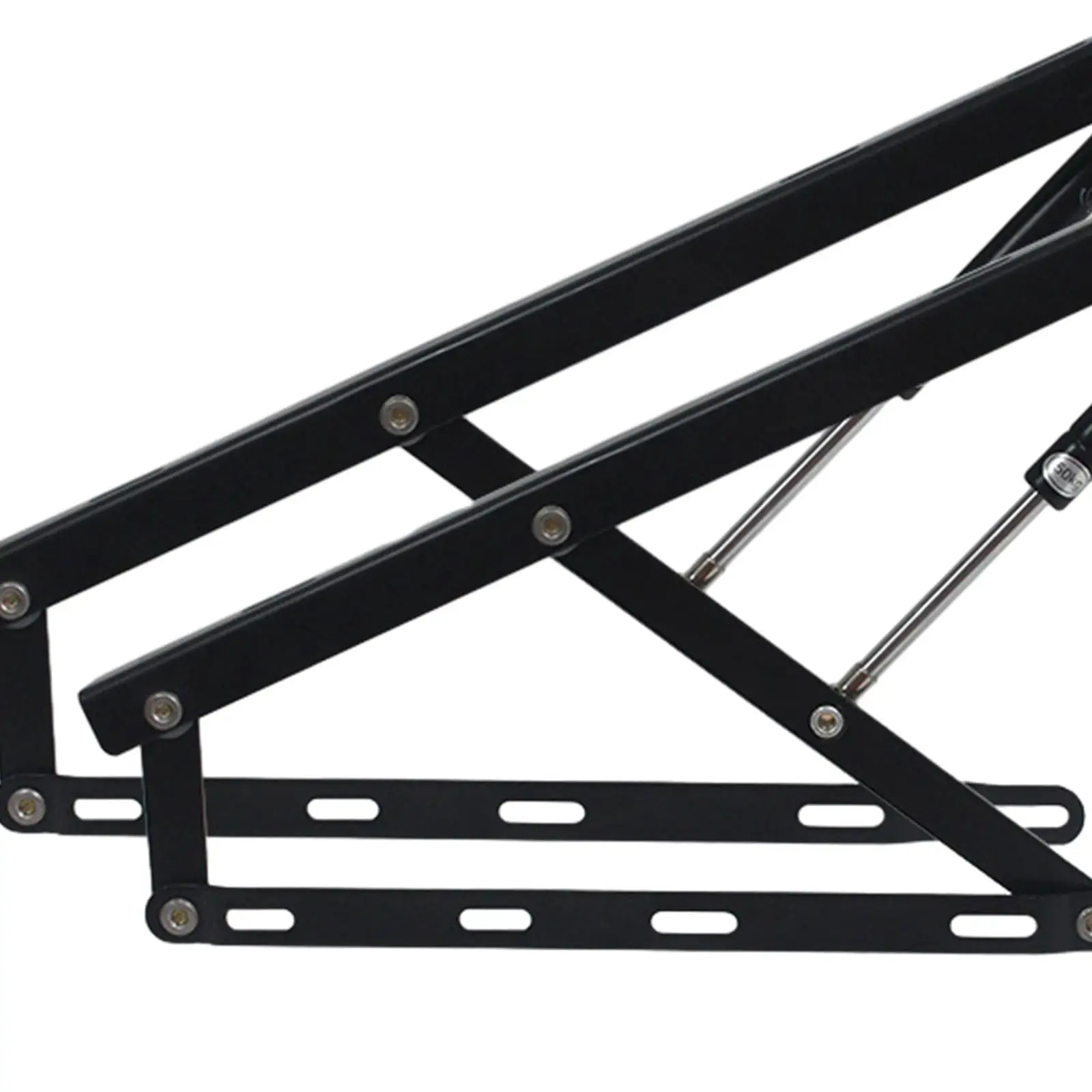 2 Pieces Lift up Storage Bed Hinge DIY Furniture Hardware Folding Sofa Storage Mechanism Gas Springs Storage Bench Hinge