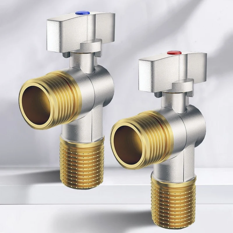 Brass hot and cold water inlet ball valve G1/2\