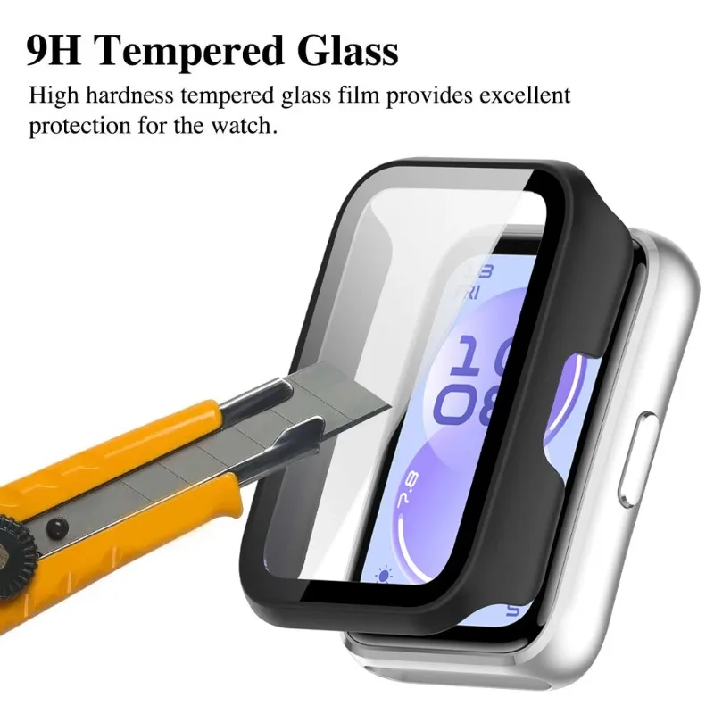 PC Case For Huawei Band 11 Pro Screen Protector All-Around Bumper Shell HD Tempered Glass Durable Cover Huawei Band 11 Accessory