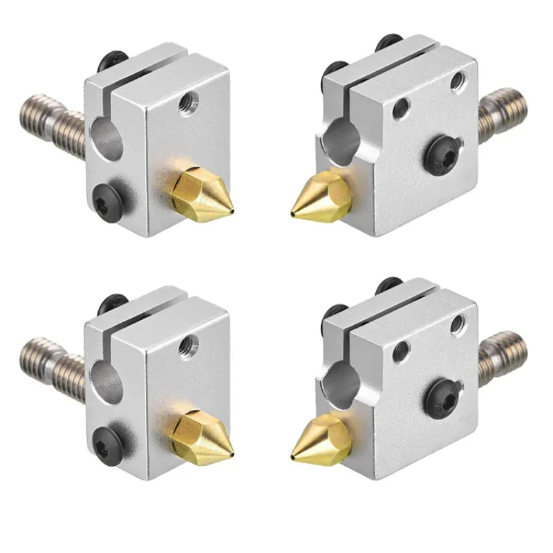 3d impressora latão bocal, mk8 0.2/0.3/0.4/0.5/0.6/0.8/1mm, para cr-8/cr-10/ender-3 v2/ender 5/6