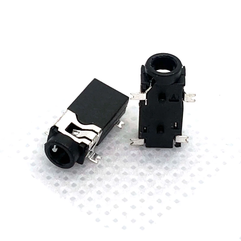 10Pcs High Quality 2.5mm Headphone Socket / Audio Socket PJ234 SMT 4PIN PJ-234 4P 2.5 Headphone Female Jack PJ-2504