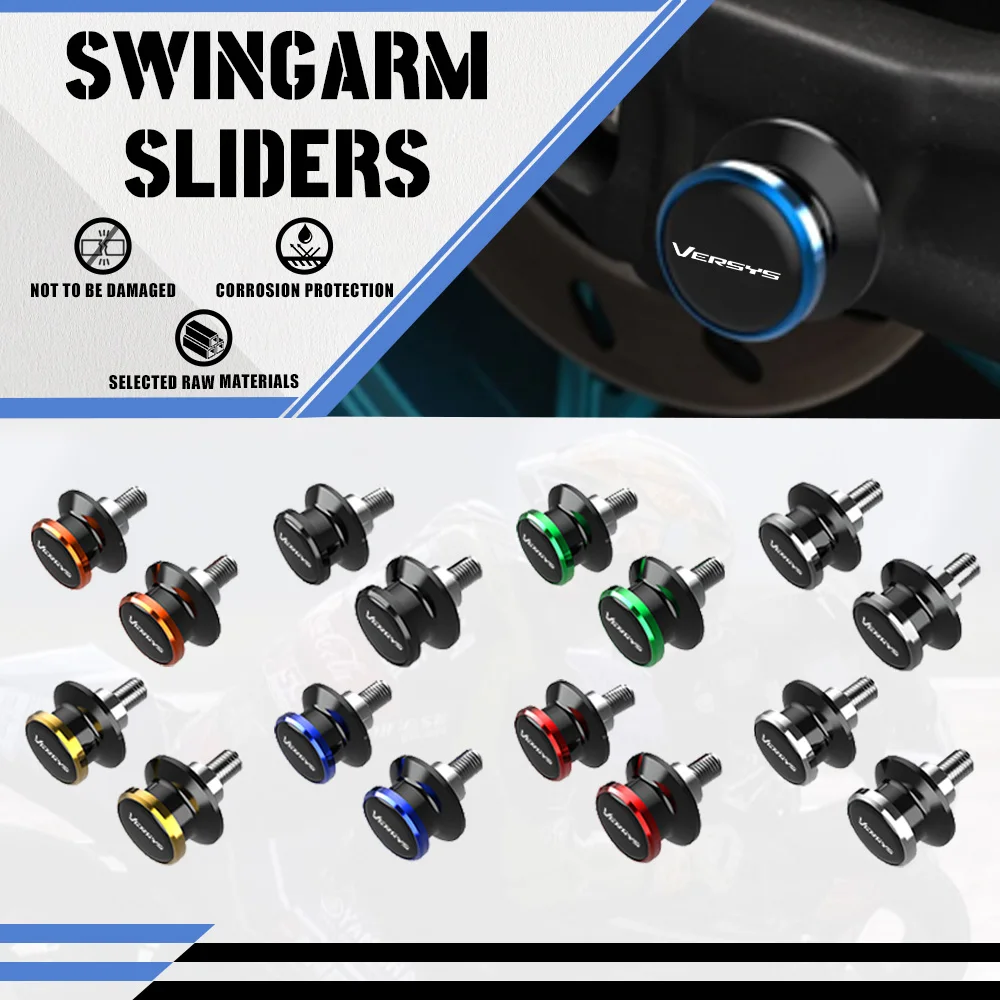 

Motorcycle Parts CNC 8mm Accessories Swingarm Spools Sliders Stand Screws For Kawasaki VERSYS-X 300 250 VERSYS 1000 SE Tourer