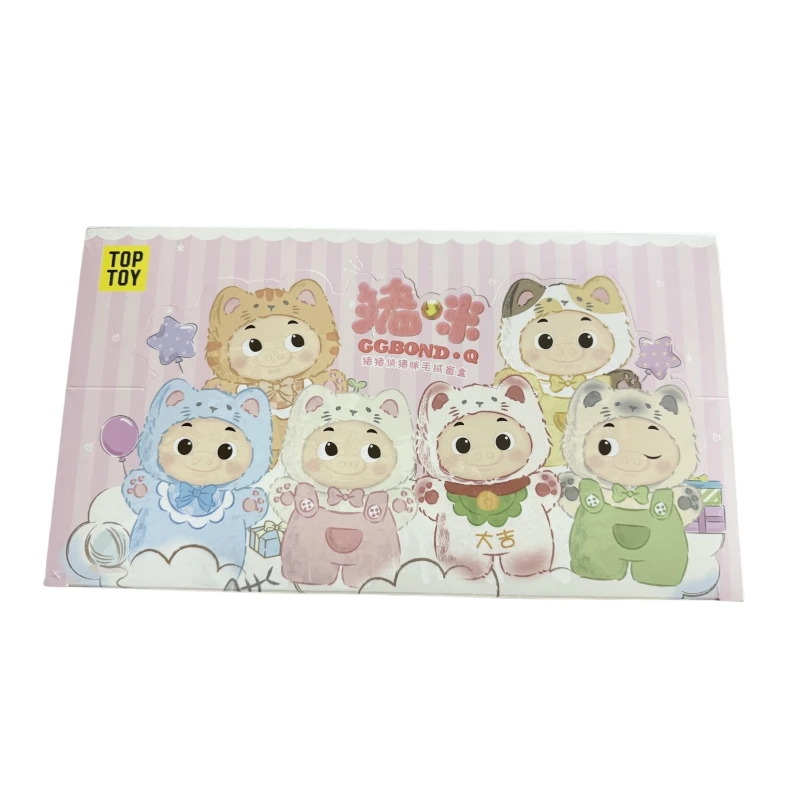 

6 шт./компл., счастливая слепая коробка, фигурка персонажей мультфильмов GGBond Labondbond, плюшевая игрушка, модель, коллекция, украшение, кулон, подарок для детей