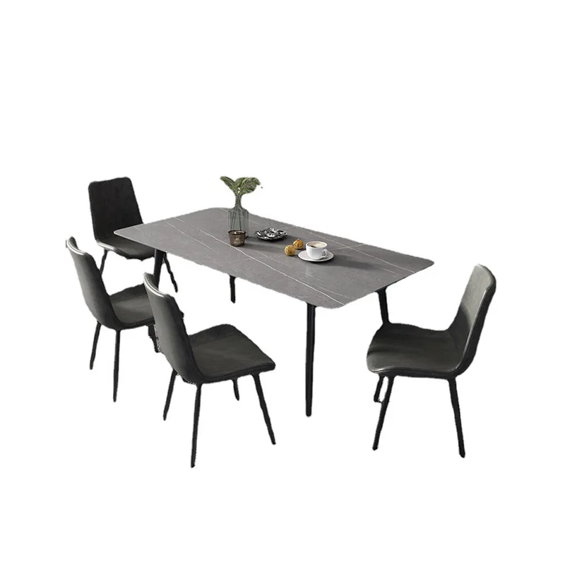 

Italian Internet celebrity slate, dining table, household, small apartment, modern, minimalist
