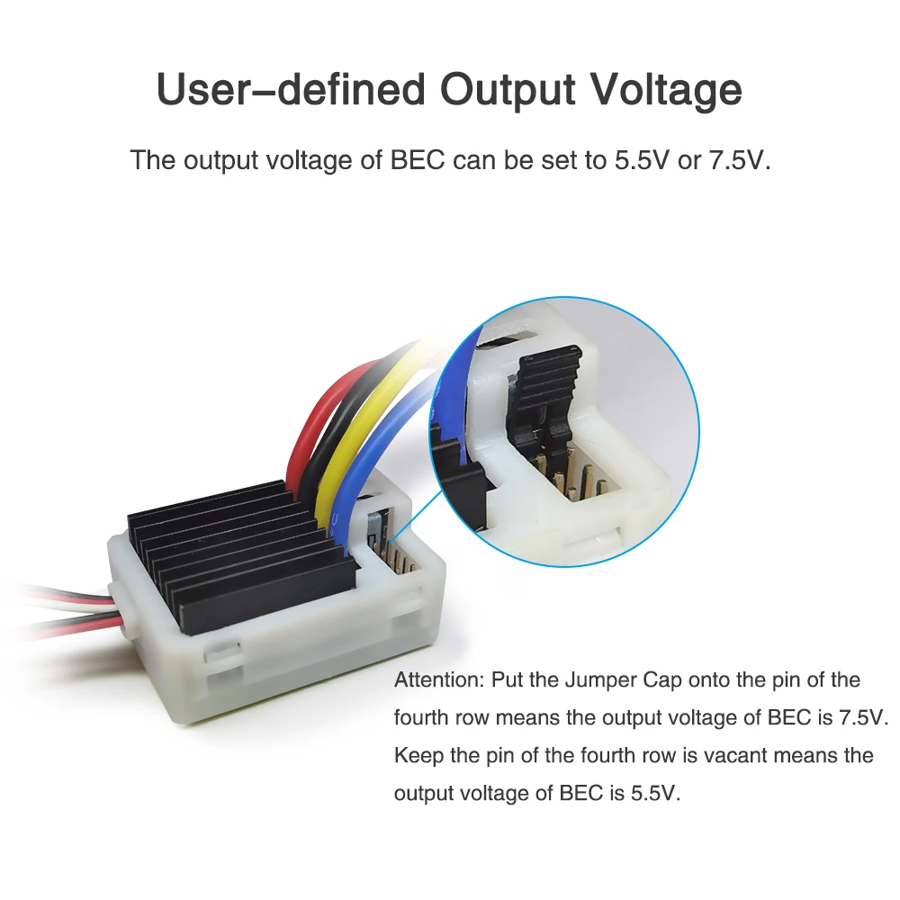 Radiolink مقاوم للماء نحى ESC COOL 9030 90A سرعة تحكم مع 5.5 فولت/3A 7.5 فولت/3A BEC ل Traxxas SCX10 HSP سيارة قارب الزاحف