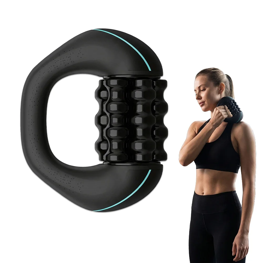 Rodillo de Masaje Vibratorio de 3 Velocidades para Fisioterapia, Vibración de Alta Intensidad para Recuperación Muscular, Rodill