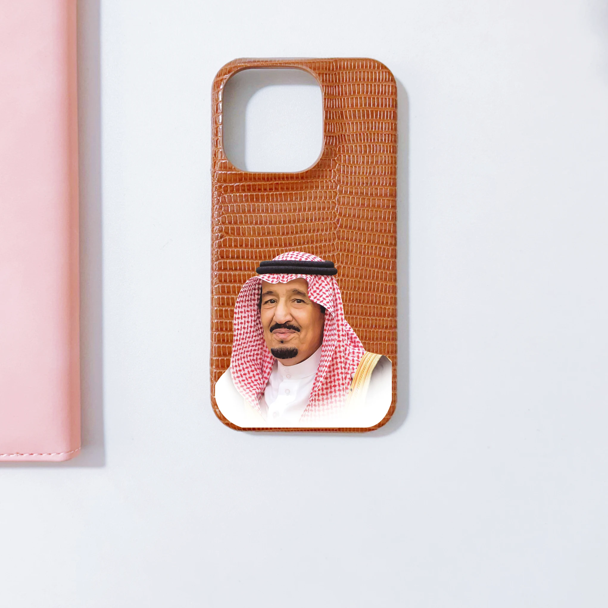 Saudi Arabia picture Retro Lizard pattern leather Case for iPhone 15 14 Phone Cover 15 14 13 12 11 Pro MAX Hard Cover Back Funda