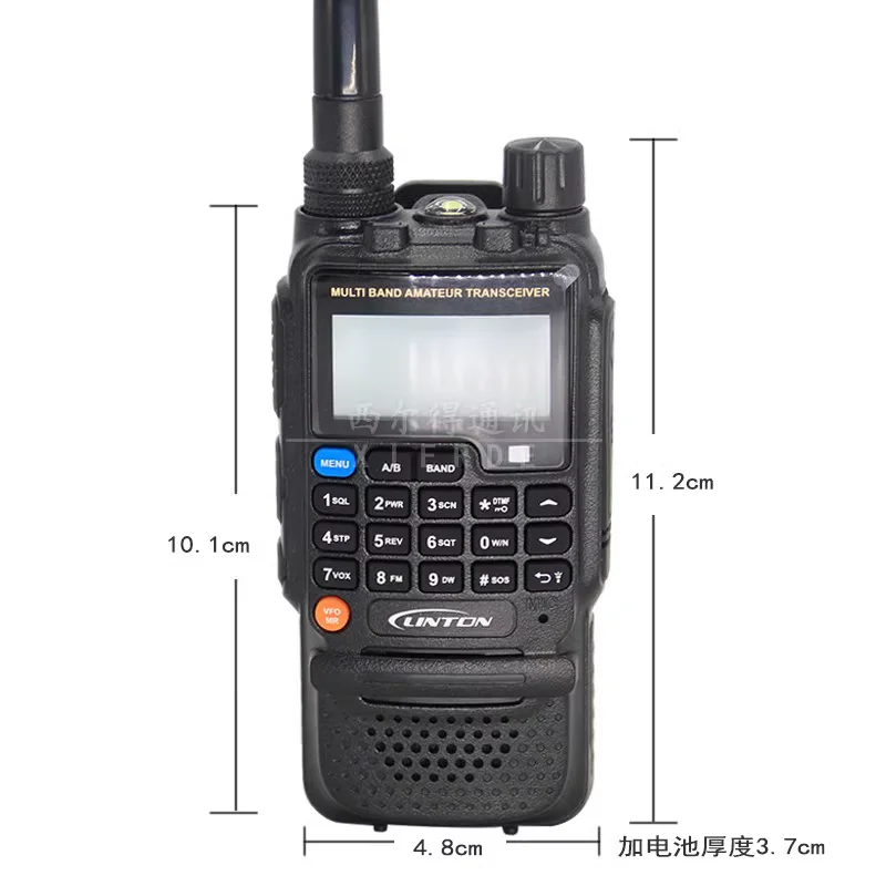 LINTON 9900 Radio Budget Air Band walkie Talkie Double Band Ham Radios Two-way Communication Profesional Amateur Long Range FM