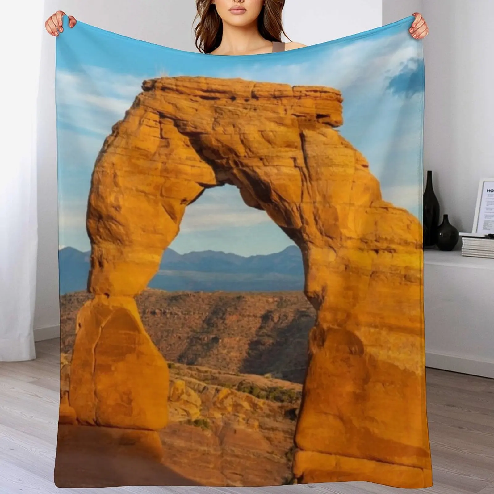 Arches National Park MOAB Utah Throw Blanket Stylish Decor Blanket Gift for Friends Roommate