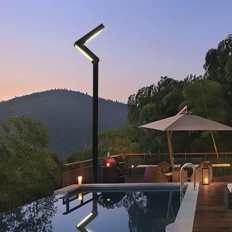 New Nordic Style Garden Ip65 Waterproof Switch Led Solar Street Light Led Light Outdoor With Motion Sensor