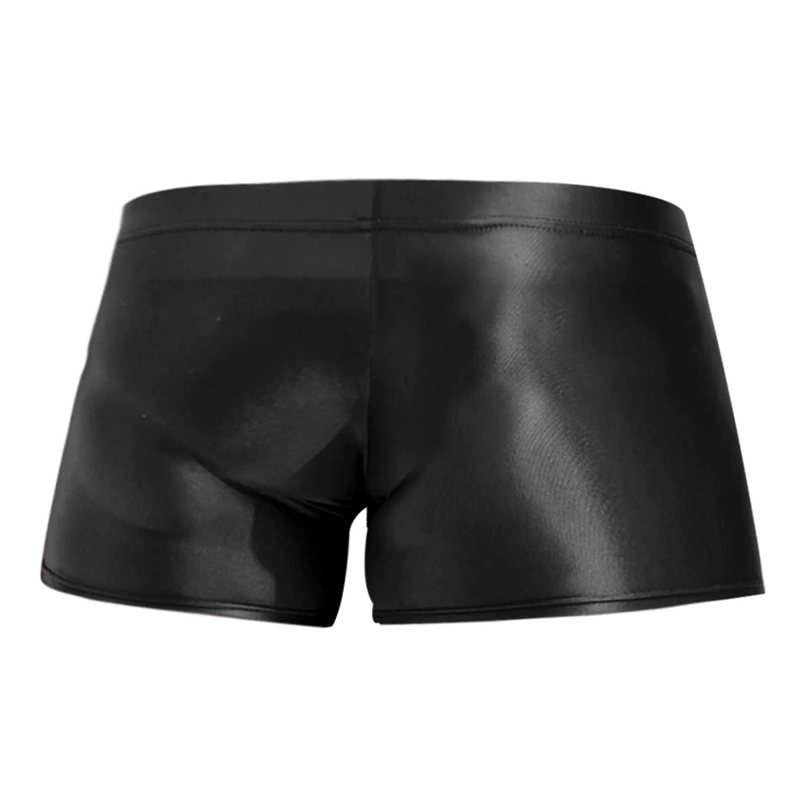 Calzoncillos Bóxer brillantes para hombre, ropa interior de tiro bajo, Fiesta en la piscina, playa, voleibol, ropa de playa