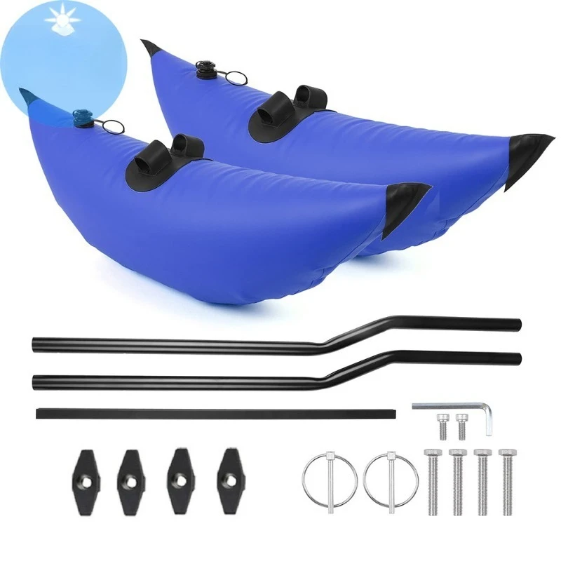 

Kayak inflatable balance pontoon outriggers canoe water rafting boat balancer paddling fishing