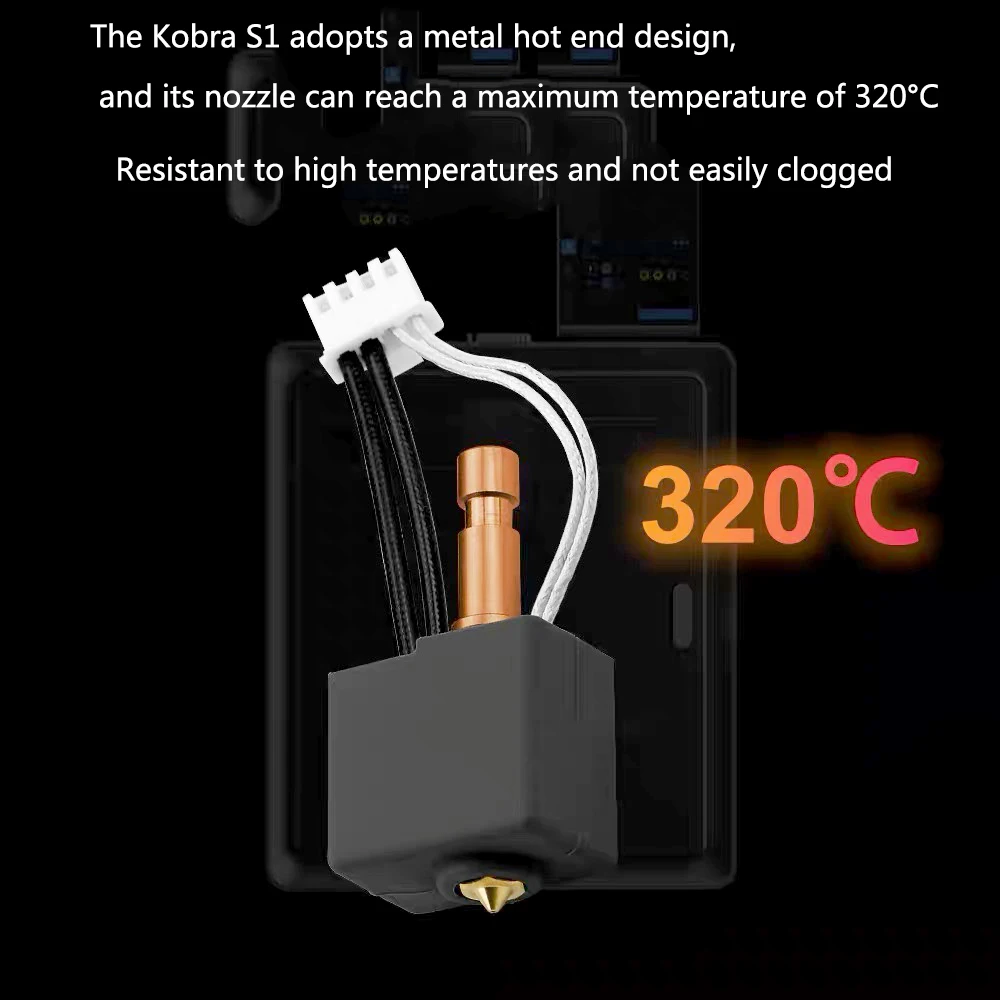 Anycubic Kobra S1 バイメタルヒートブレークスロート Kobra S1 コンボ S1C ホットエンドアップグレードキット 3Dプリンターアクセサリー用ホットエンドアップグレード