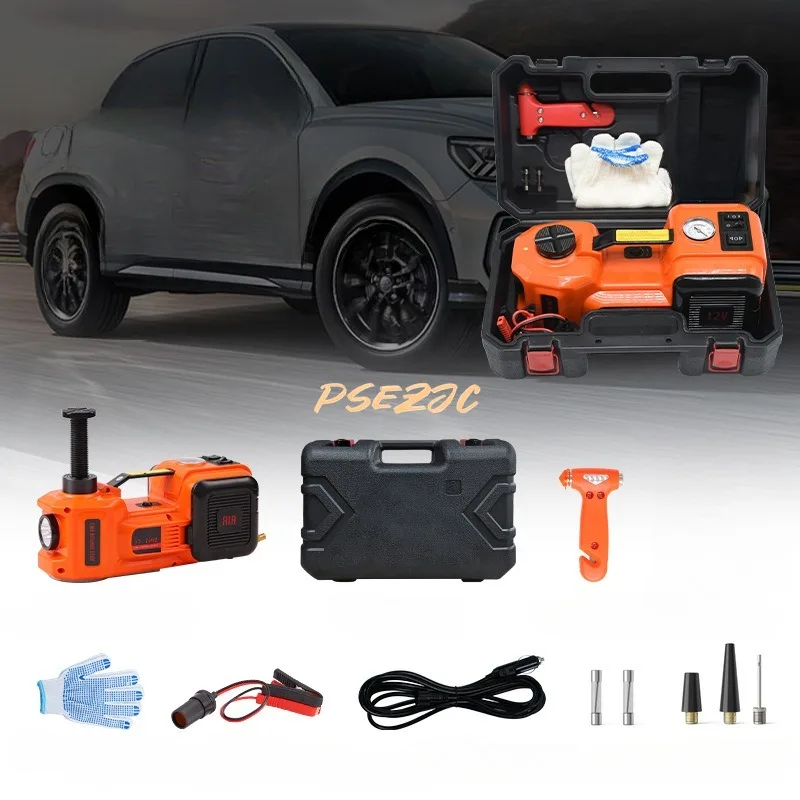 12V Car Mounted Electric Hydraulic Jack Sedan Version 36/45/53CM Inflation Pump Tire Changing Tool