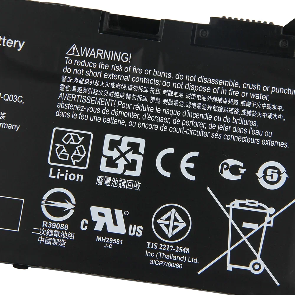 Replacement Battery RR03XL HSTNN-LB7I For HP ProBook 430 440 450 455 470 G4 Quality Spare Batteries With Tools 4210mAh