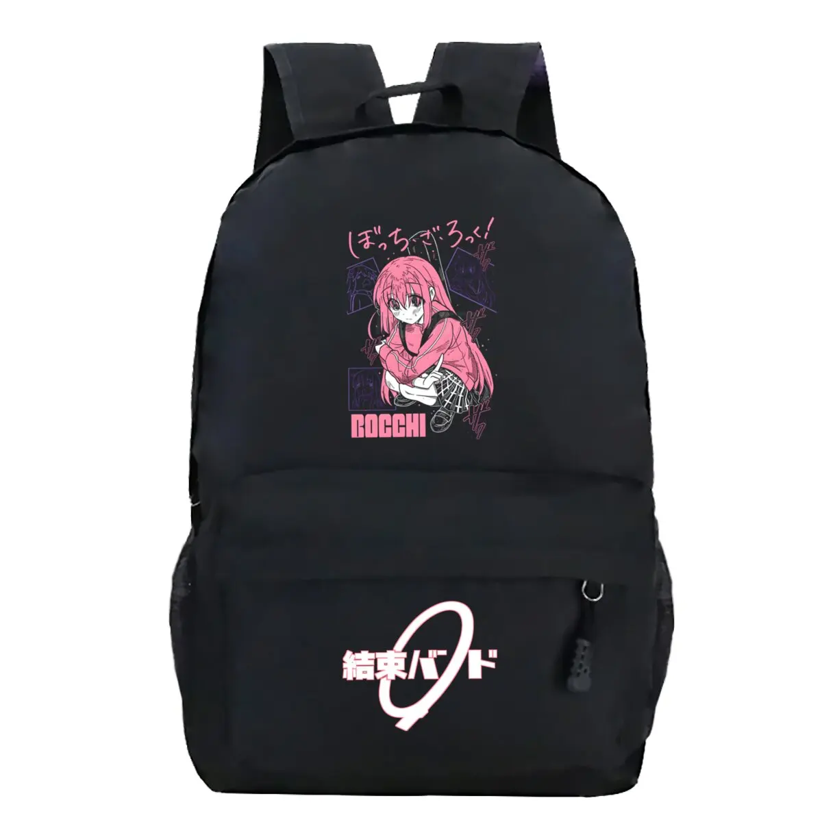 

Anime Women Men Backpack Bocchi The Rock Hitori Goto Trend Large Capacity Schoolbag Cartoon Boys Girls Storage Shoulders Bag