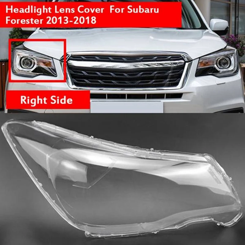 

Car Headlight Cover Head Light Lamp Lens For Subaru Forester 2013-2018 Headlight Shade Car Accessories